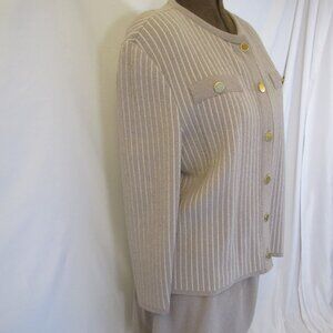 Castlebrook knit taupe skirt and top set 16/18